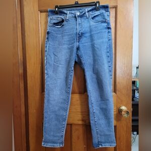 Old Navy | High Waisted OG Straight Ankle Jeans | Medium Wash | Size 12